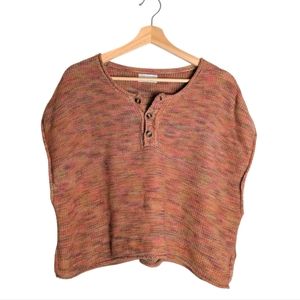 Urban Outfitters Sleeveless Sweater Crochet Knit Top Size Large Sunset Boho